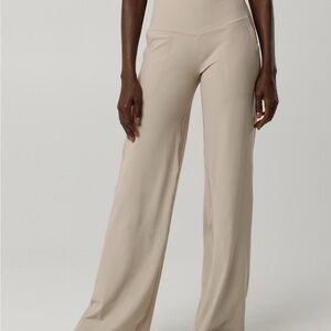 Aerie Cream Hi-Rise Pants